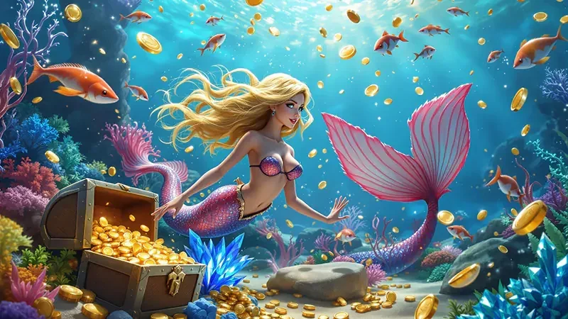 Layar bertema permainan tembak ikan untuk kategori PLAYKING88