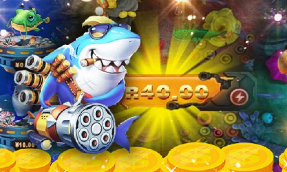 Adegan target ikan dan meriam pada permainan tembak ikan PLAYKING88